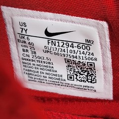 Nike Flex Runner Shoes Kids Size 7Y Red Slip On Running FN1294-600 Sneakers NEW