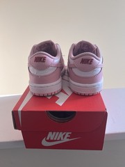 Nike Dunk Low Pink/White Low Top Leather Lace-Up Sneaker TD 5C (EU21)