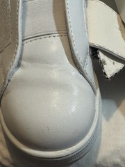 Kurt Geiger London Mini Laney Bow Hook & Loop Low Top Sneaker White US 7