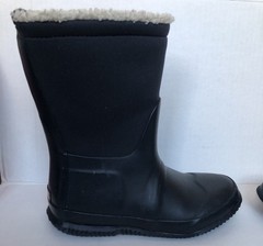 Hunter Original Kids Sherpa Navy Blue , Boys 2 Girls 3 UK 1 , Lined Rain Boots