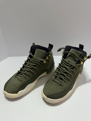 Jordan Air Jordan 12 Retro GS Olive Metallic Gold Sneaker 6Y