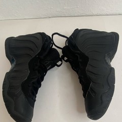 Nike Little Posite One GS Black High Top Sneakers 4.5Y FN7143-001