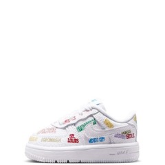 New Nike Kids Toddler (TD) Air Force 1 Low White World Tour