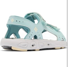 NEW Columbia Techsun Vent Light Green Youth Outdoor Sandals Size 6 (BY4566-325)