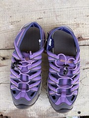 Northside Kids Sport Sandals Purple Gray Size 4 Youth Closed Toe Hiking NWT