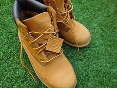 Timberland Classic Nubuck Leather Wheat Boots 12709 Youth Boys US Size 3