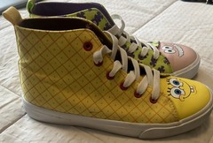 Nickelodeon Spongebob & Patrick Kids High Tops Shoes Fun Cartoon Youth Size 6 p3