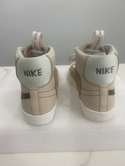 Nike Blazer Mid DQ0369-100 Beige White Olive High Top Kids Sneakers US 7Y EUR 40