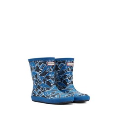 Hunter Little Kids First Classic Kid’s Rain Boots, Dark Blue, K8