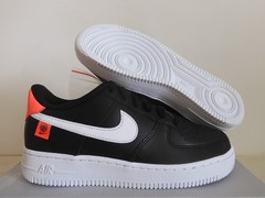 Nike Air Force 1 WW Worldwide Pack (GS) Black-Flash Crimson 5.5Y [CN8533-001]