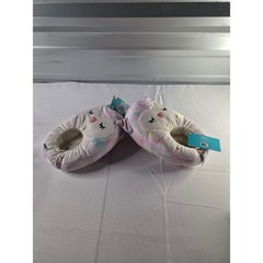 NWT Bundle Squishmallows Kids Slippers Size 4-5 Plush Rainbow & Whale