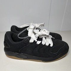 Jordan Unisex Kids Black Suede Low Top Lace-Up Sneakers US 5Y EU 37.5