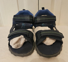 Carters Delray Hook-Loop Strap Child Size Simple Joys Size 12M Blue Green