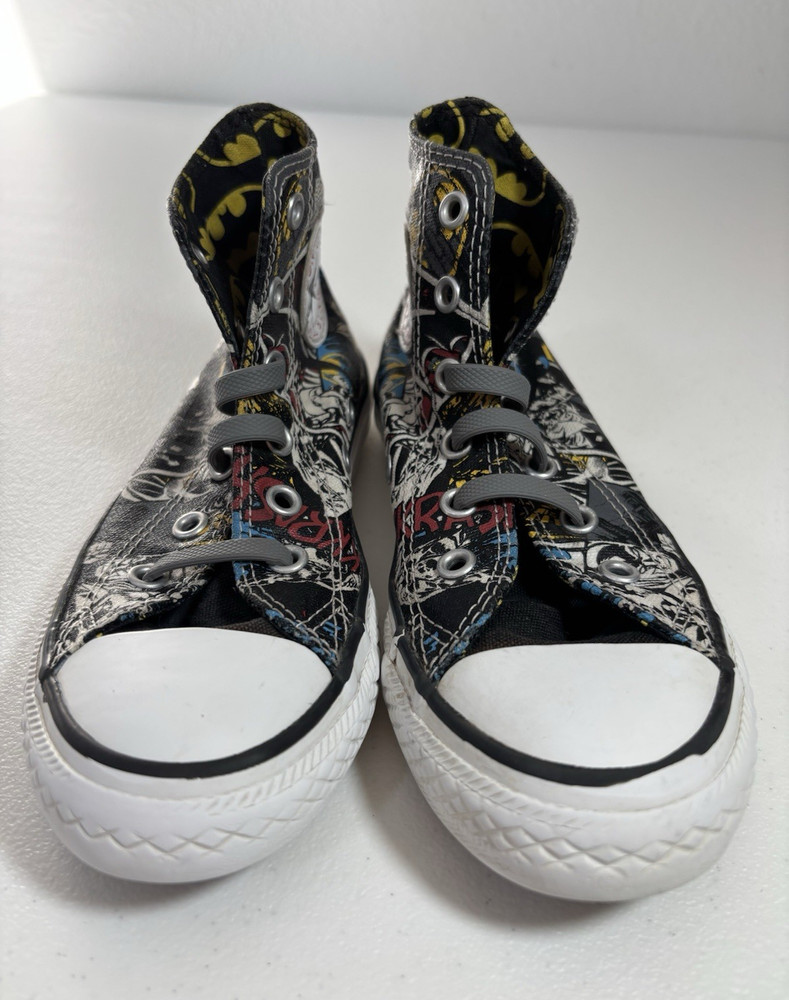 Converse Chuck Taylor All Star High Top Batman DC Comics Kids US 13 Canvas
