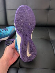 Nike Lebron Zoom Soldier VII 7 Blue Purple White Basketball Shoes Kids Size 5Y