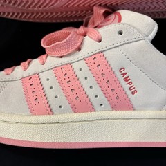 ADIDAS Campus 00s Grey/Pink Suede, Unisex Kids Size: 6 NWOB