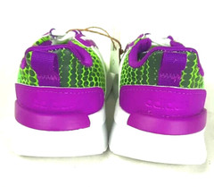 Adidas Kid Racer T21 Marvel Superhero I Toddler Shoes Size 5.5 K Green Purple