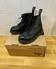 Dr. Martens 1460 Pascal Mono 8-Eye Combat Boot Toddler US 9 Black Virginia