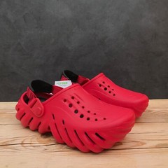 Crocs Echo Clog Red & Black Select-a-Size