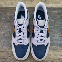 Nike Dunk Low SE Copper Swoosh DX1663-400 Blue Violet Metallic SZ 6.5Y Women’s 8