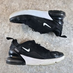 Nike Air Max 270 PS Black White Comfort Casual Sneakers Youth Kids Size 2 Y