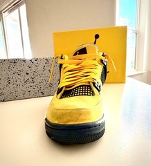 Nike Air Jordan 4 Retro Flight Lightning (GS) 5Y 408452 700
