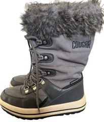 Cougar Waterproof Gray Kids Snow Boots Size 2M