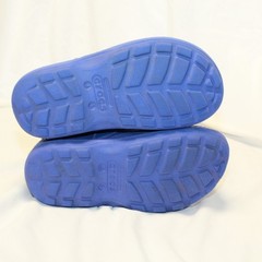 Crocs Size J 1 Blue HANDLE IT Pull On Waterproof Comfort Rain Boots 12803