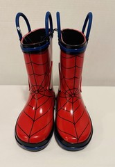 Marvel Spiderman Children’s Rubber Rainboots Sz (5-6)