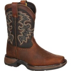 Durango Little Kids‘ Lil‘ Durango® Western Boot Tan/Black – DWBT049