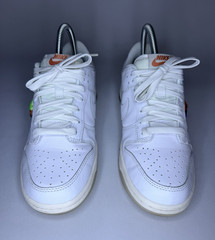 Nike Dunk Low SE (GS) White Rainbow Unicorn Low Top Sneakers Kids 5Y