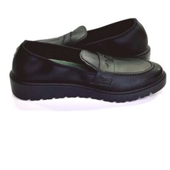 Childrenchic School Treated Leather Loafers Size 37 in Black Classic