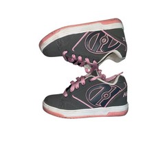Heelys Propel 2.0 | Youth Size 2 | Gray Pink Skate Roller Sneakers | GUC