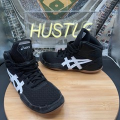 Asics Matflex 7 Black/White Wrestling shoes Sz 5