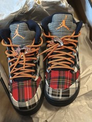 Size 5.5 (GS) – Jordan 5 Retro Mid Plaid 5.5 Y/ 7W