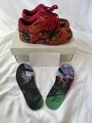 Nike SB Dunk Low The Wizard Of Oz Poppy Field Size 10.5c PS DEADSTOCK