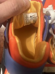 Nike Huarache Run GS Hyper Royal Blue Yellow Orange Sz 6.5Y – 8 Women 654275-421