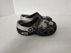Star Wars Grogu Mandalorian Crocs Clog Kids Size C11 Jibbitz Baby Yoda Sandals