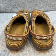 Crocs Star Wars Chewbacca Fuzz Lined Clogs Brown Multi Jibitz Kids Size 6