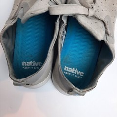 Native Kids Apollo Moc Gray Pigeon Shell White Size Youth 4