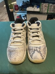 Nike Air Jordan 11 GS Light Bone Snakeskin Grey CD6847-002 Size 6Y