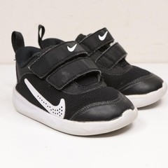 NIKE Omni Multi-Court Black White Mesh Hook Loop Sneakers Toddler Baby Sz 5C