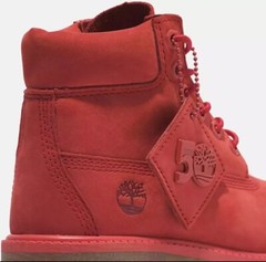 Timberland 50th Anniversary Edition Premium 6″ Red Waterproof Boot Junior Size 6