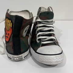 Converse camouflage camo Junior Size US 5 UK 4,5 EU 37,5 burger and fries 🍔🍟