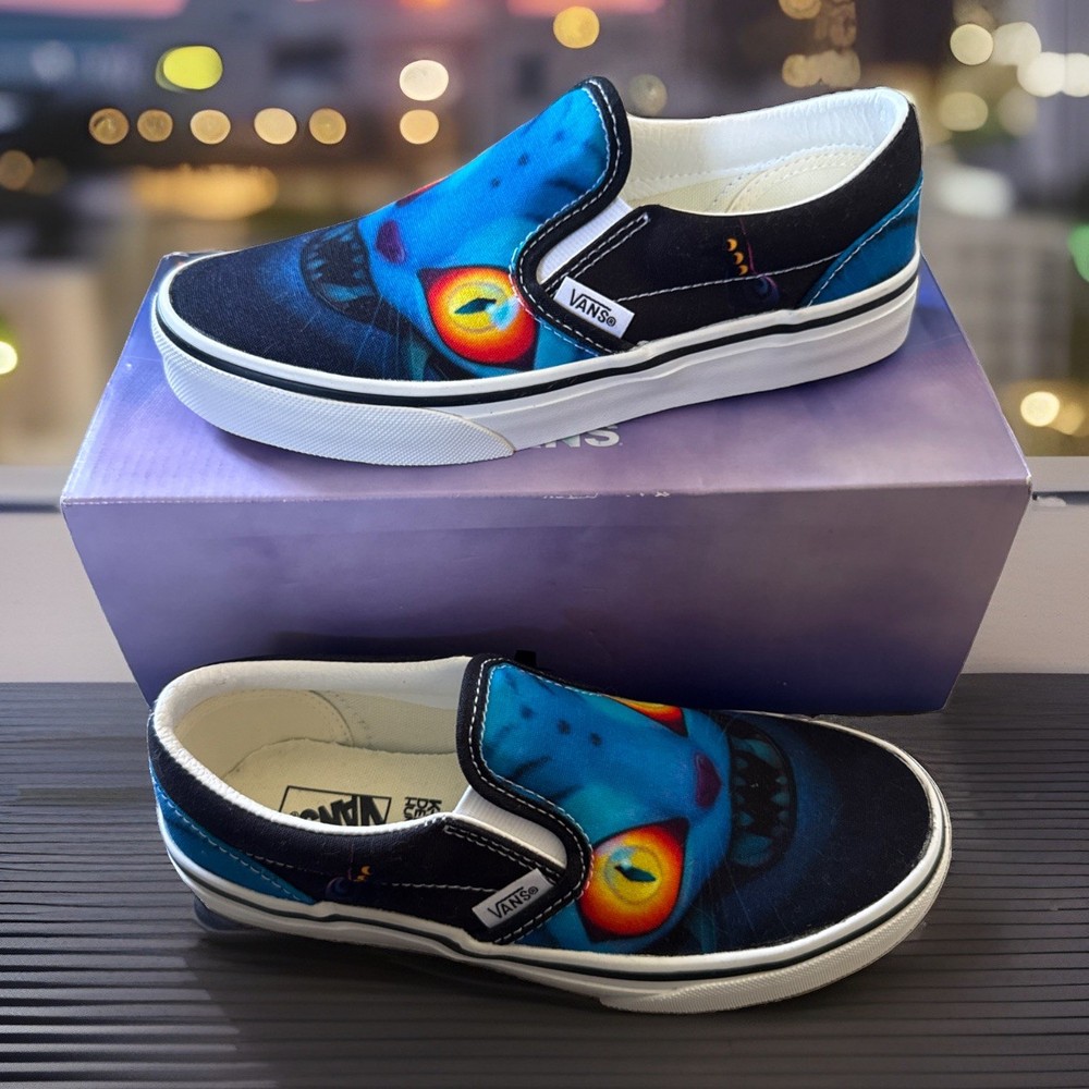 Vans x KPop Demon Hunters Derpy Slip-On Kids Size 3 NEW w/Box