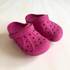 Crocs Baya Clog Sandals Comfort Pink Lemonade Size J 3 Water Shoe Comfort