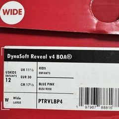 New Balance DynaSoft Reveal v4 BOA Grey Blue PTRVLBP4 Brand New Size 12 WIDE