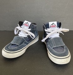 Vans Mountain Edition kid Size 1 Blue suede/canvas Skateboard Shoes