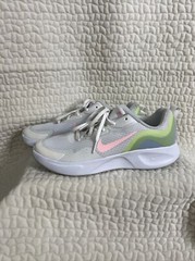 Nike WearAllDay White Arctic Punch Sneaker Youth Size 7Y