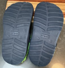 CROCS Junior 3 Faix Fur Lined slip on clogs no straps